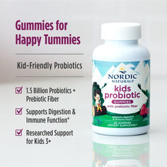 Gummy bottle label showing suitable for ages 2 and up