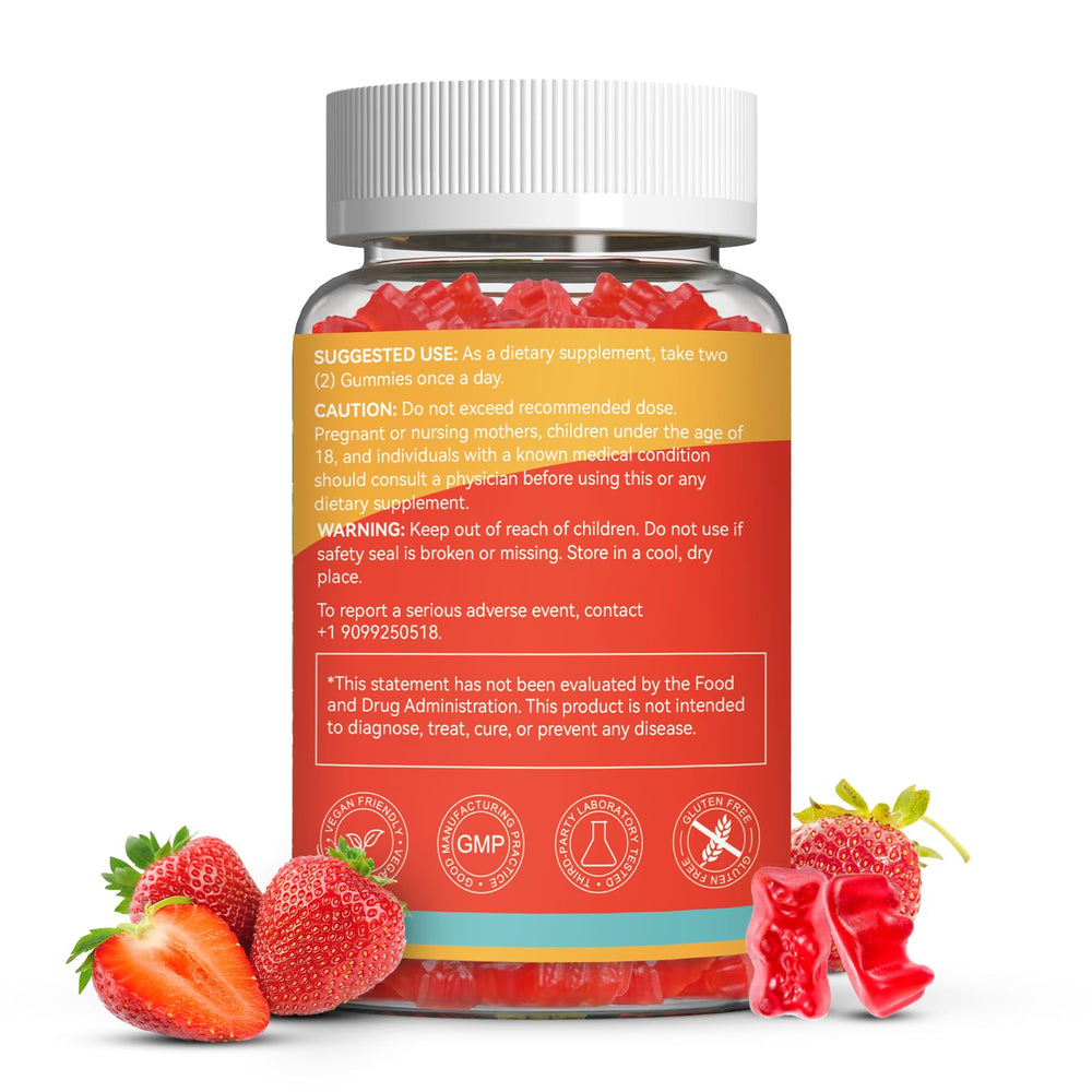 Label highlighting non-GMO, gluten-free, dairy-free and gelatin-free formulation