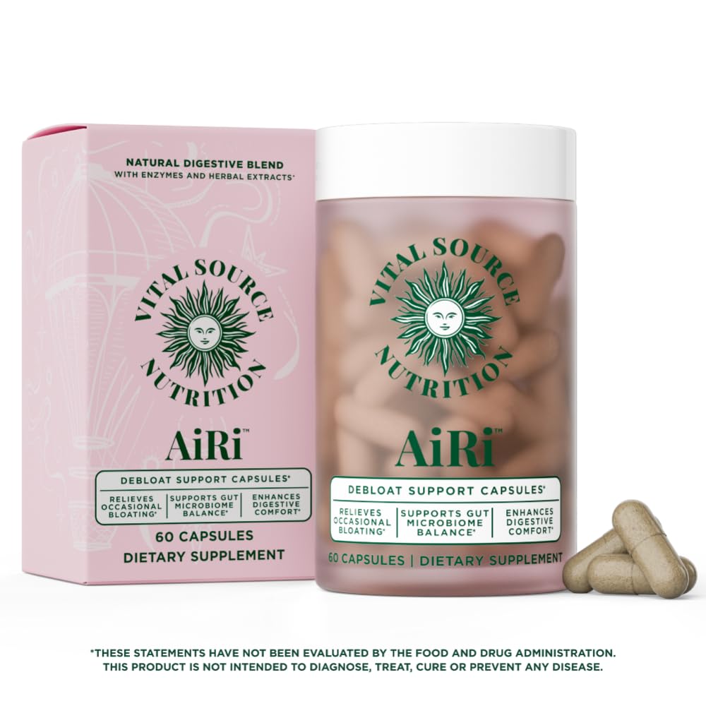 AiRi Debloat capsules close-up