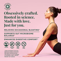 AiRi Debloat ingredients label highlighting enzymes and herbs