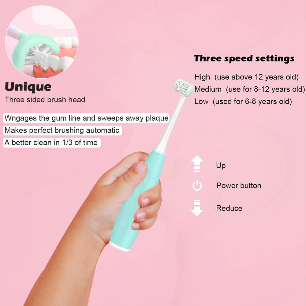 Two-minute timer feature on AICase toothbrush
