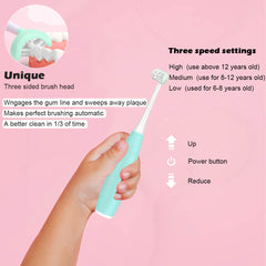 Two-minute timer feature on AICase toothbrush