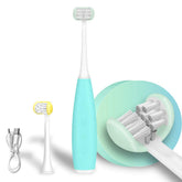 Front view of AICase Kids Sonic Toothbrush Blue