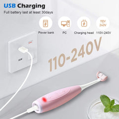 Rechargeable handle with charging base pink