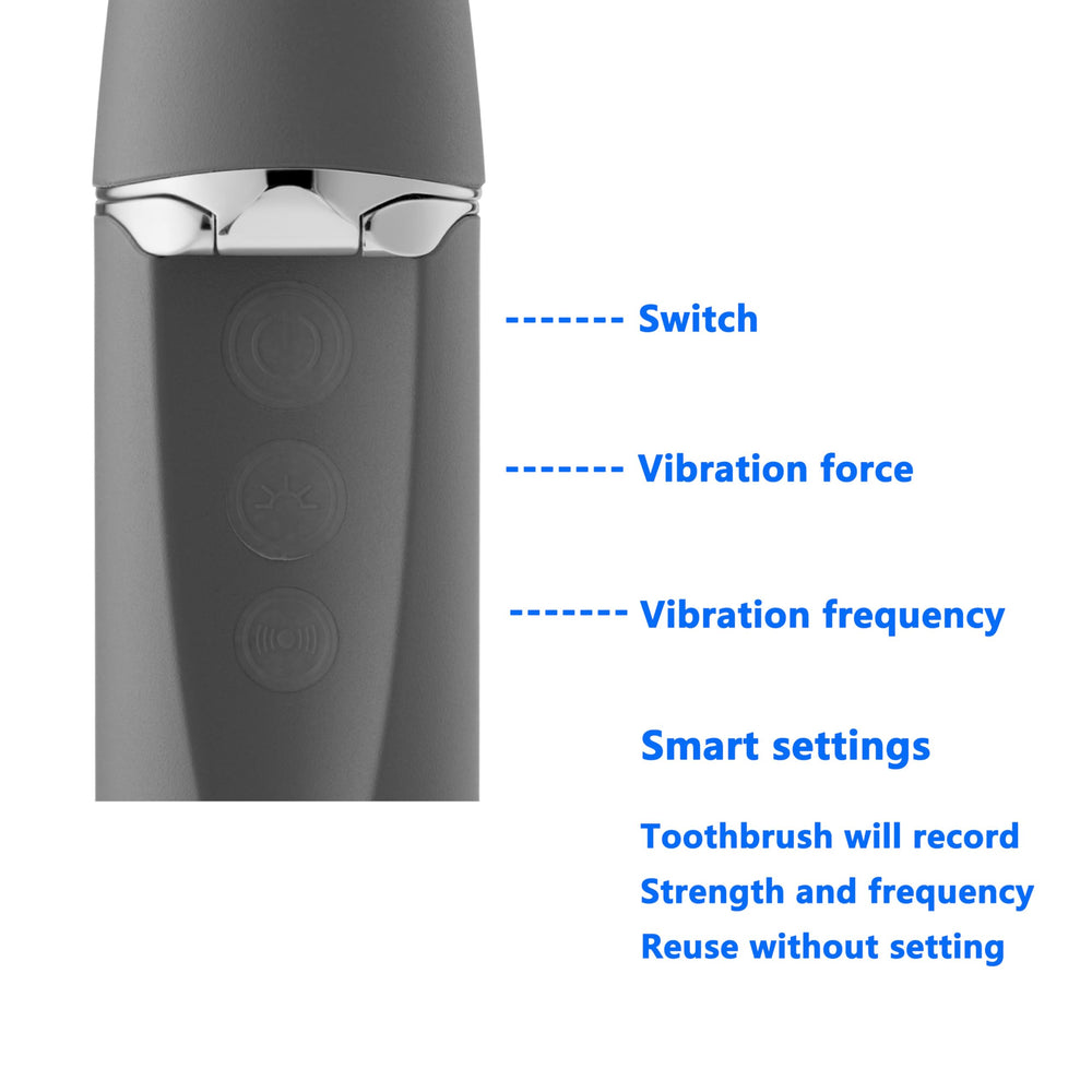 Included four replacement brush heads and travel case