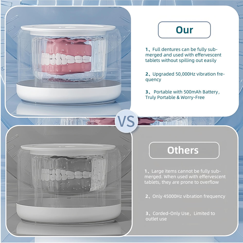 Device displaying three cleaning modes: Quick Clean, Intensive Clean, Deep Clean