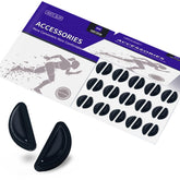 Air chamber nose pads for full-frame glasses - black