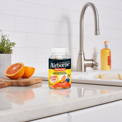 Serving size of three gummies displayed