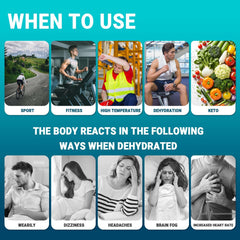 Airboy electrolytes powder scoop and packaging for precise dosing