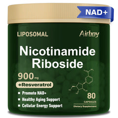 Airboy Liposomal Nicotinamide Riboside 900 mg bottle front view