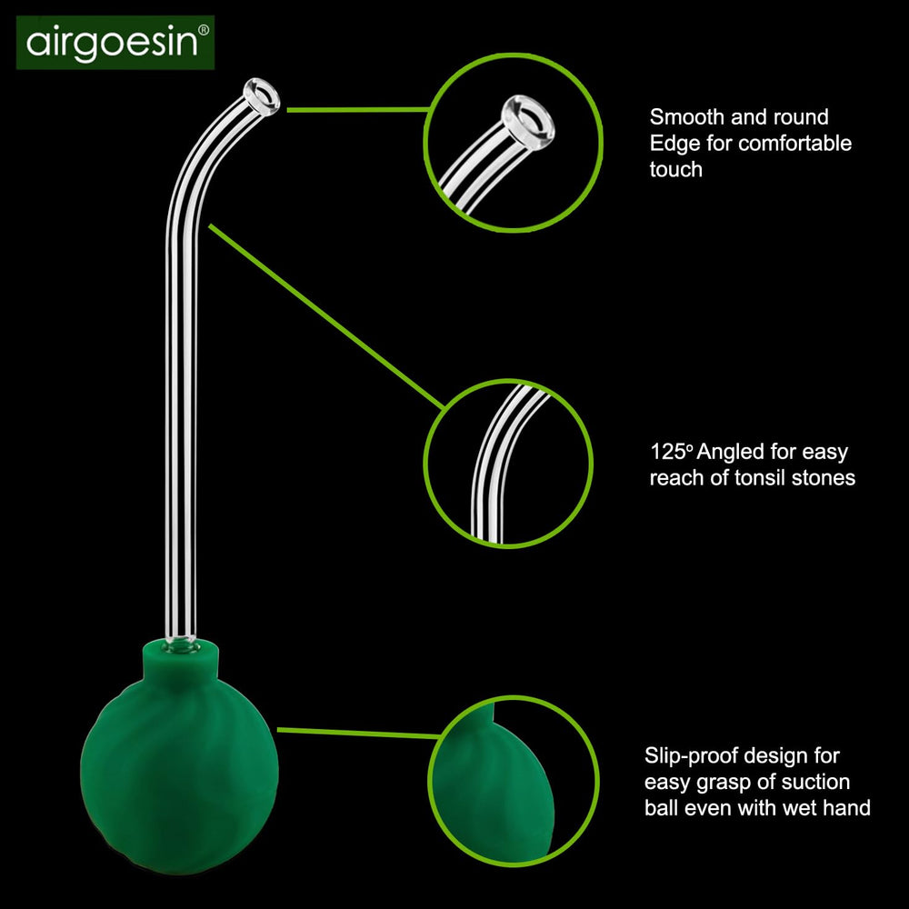 Airgoesin curved 12ml oral irrigation syringe with scale