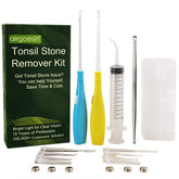 Airgoesin 6.75-inch LED tonsil stone remover with soft silicone cap
