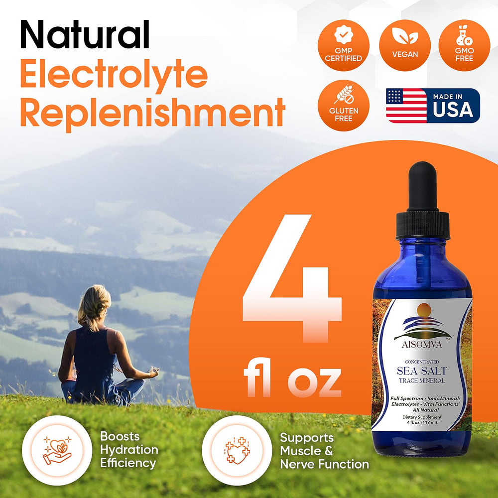 Concentrated sea salt minerals ingredients