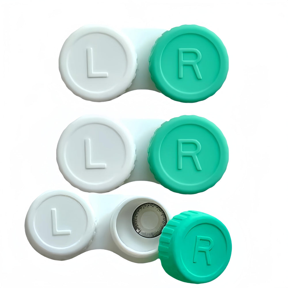 AITIME travel contact lens case with leak-proof cap