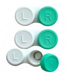 AITIME travel contact lens case with leak-proof cap
