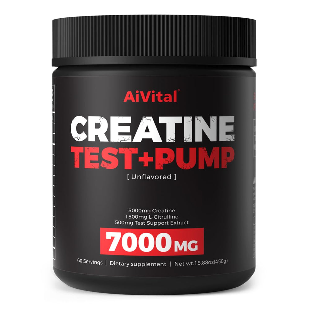 AiVital Creatine Powder 450g bottle front view