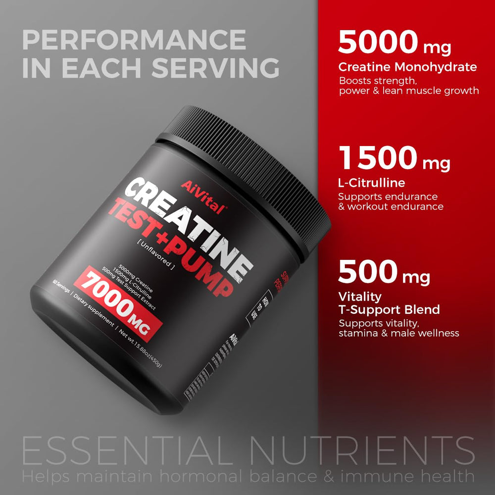 Vitality blend ingredients: Tongkat Ali, Tribulus, Fenugreek, Ashwagandha