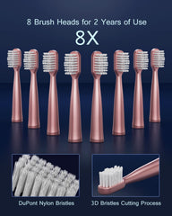 Hidden USB charging cable on AJELU toothbrush