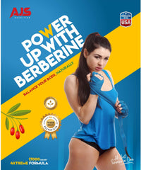 Lifestyle shot showing daily wellness routine with Berberine capsules