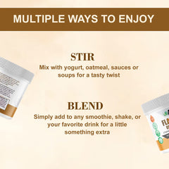 5.3oz (150g) AKI Flaxseed Oil Powder package