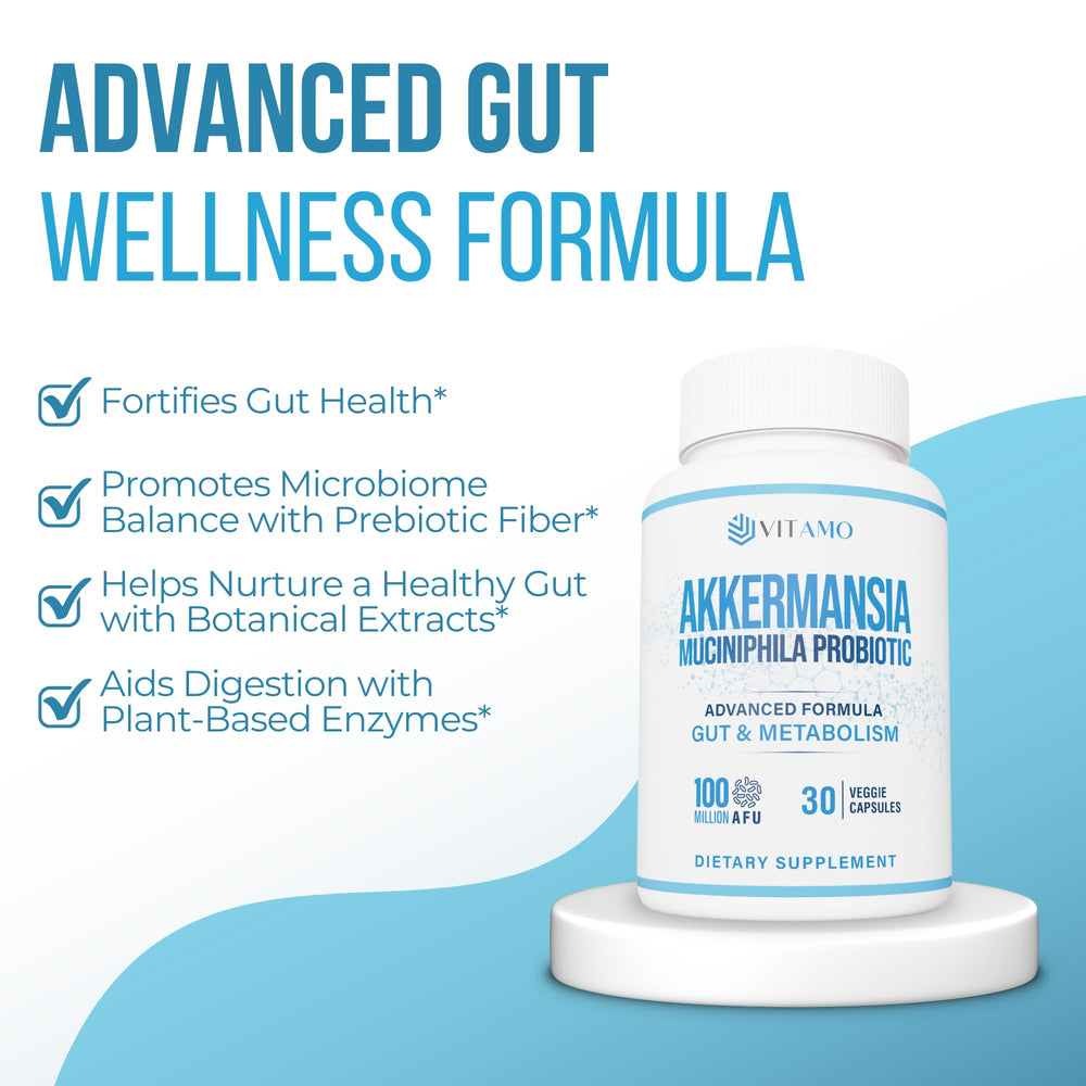 Close-up of 100M AFU probiotic capsules