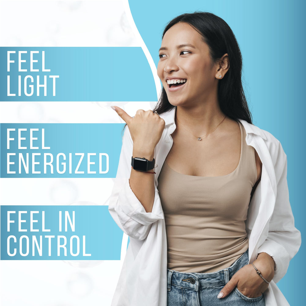 Product on white background with minimalist packaging