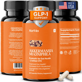 Akkermansia Probiotic bottle showing 60 capsules