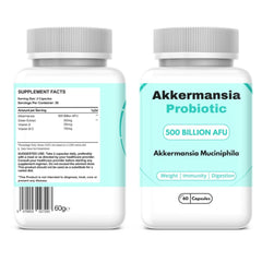 Packaging and bottle displaying 60 capsules
