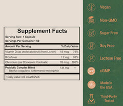 Vegan, gluten-free, non-GMO icons on packaging