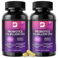 Akkermansia Probiotics with Berberine bottle on white background
