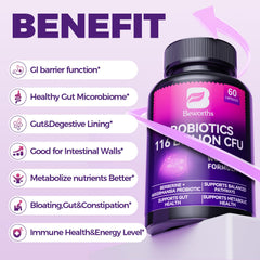 Front label: Akkermansia Probiotics with Berberine