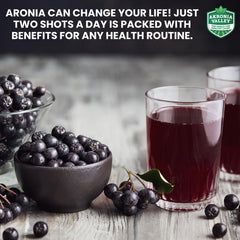 Ingredients list for Akronia Valley 100% Aronia Berry Juice