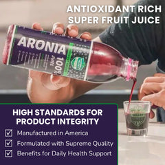 Pack of three 16 oz bottles of Akronia Valley Aronia Berry Juice