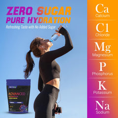 Aktive Supplements blueberry electrolyte packets in gym bag for on the go hydration