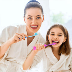 Bulk 200-pack kids toothbrush set with dust covers