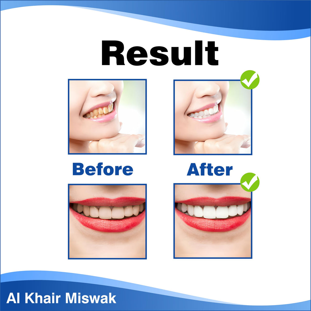 Fresh breath with natural Miswak sticks