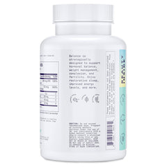 Front label of Alani Nu Hormonal Balance packaging