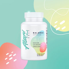 Top-down view of the Alani Nu Hormonal Balance bottle