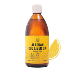 On Target Living Alaskan Cod Liver Oil bottle line-caught in the USA