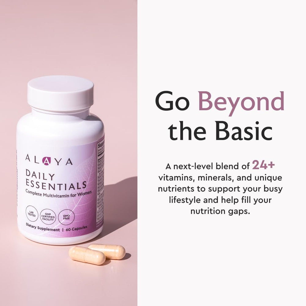 Close-up of Daily Essentials multivitamin tablets