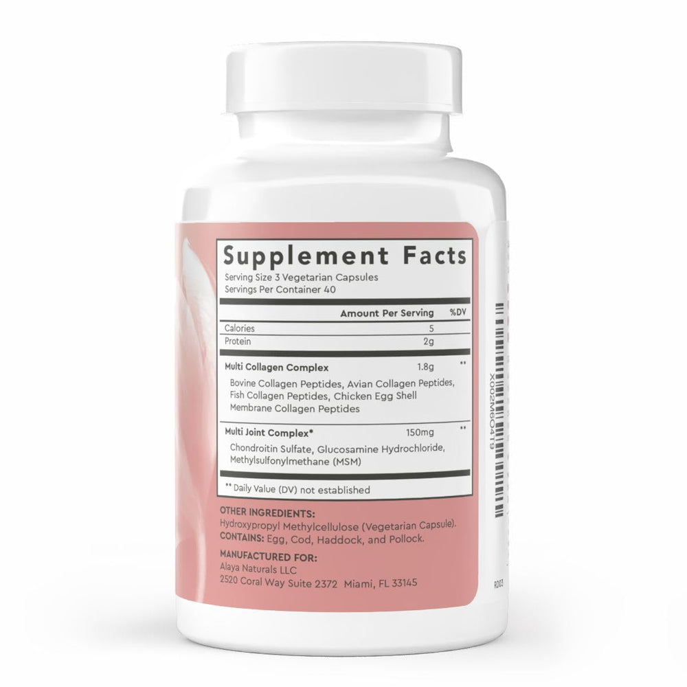 Illustration of collagen types I-V-X from multiple sources