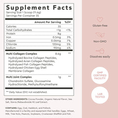 Dissolving Alaya chocolate collagen powder in liquid