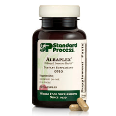Albaplex bottle front label