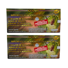 2-pack Alcachofivida packaging front view