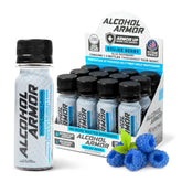 Alcohol Armor Recovery Shot 12-pack ready for on-the-go hydration after a night out