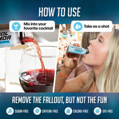 Alcohol Armor Recovery Shot ingredients DHM and milk thistle for liver-supportive potential