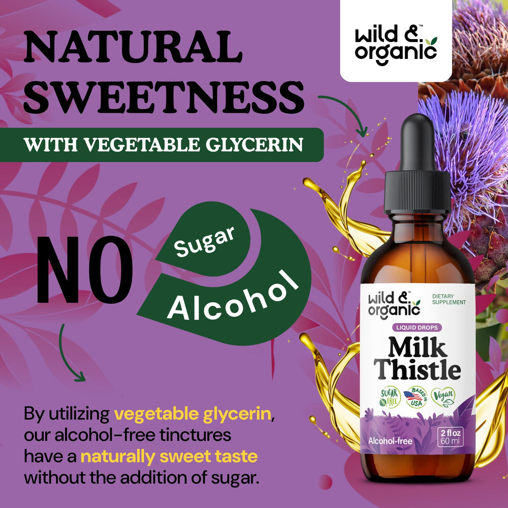 Alcohol-free glycerin-based tincture dropper