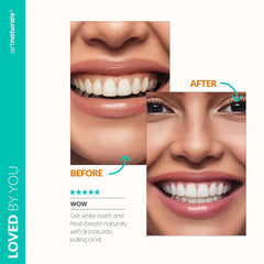 Alcohol-free coconut oil pulling mouthwash