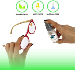 Alcohol-free optical cleaning solution for all coatings