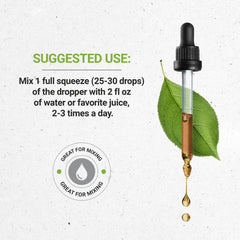 Alcohol-free tincture label highlighting no alcohol